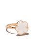 anillo Petit Joli en oro rosa de 18kt con diamantes y ágata